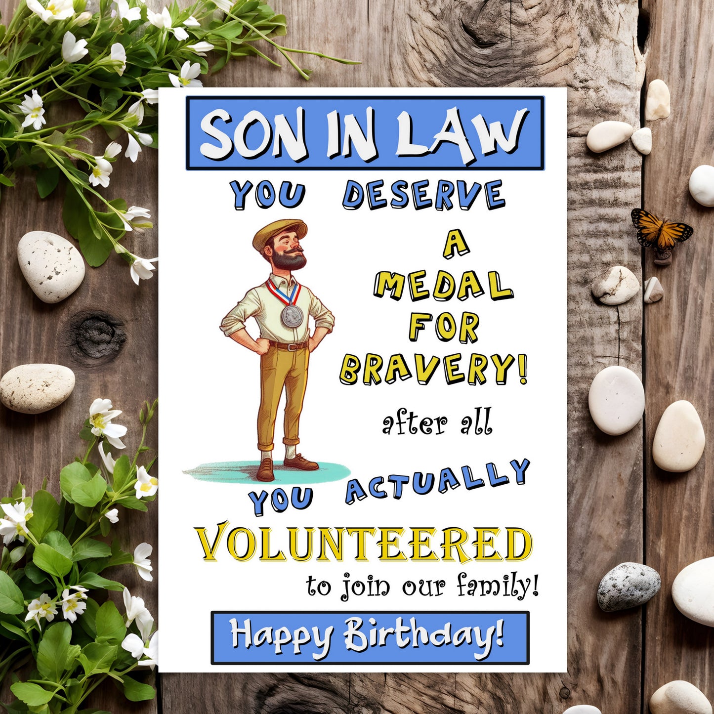 Medal For Bravery (Son-in-law Birthday)