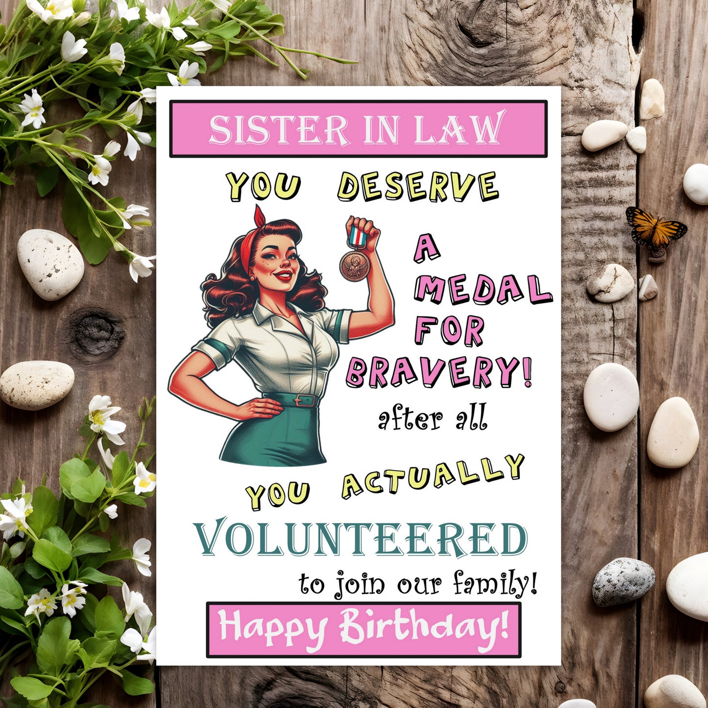 Medal For Bravery (Sister-in-law Birthday)