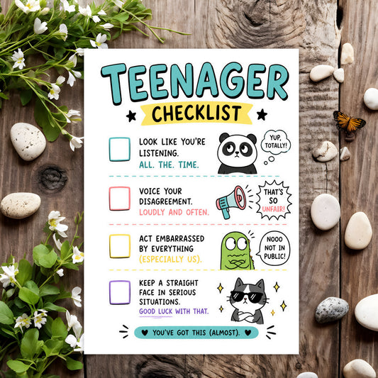Teenager Checklist