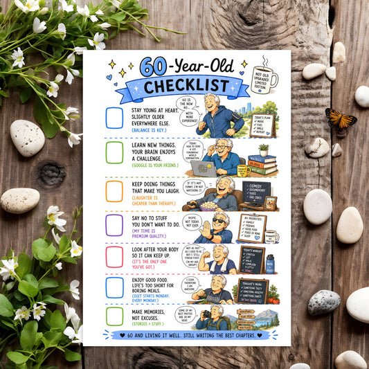 60 Year Old Checklist