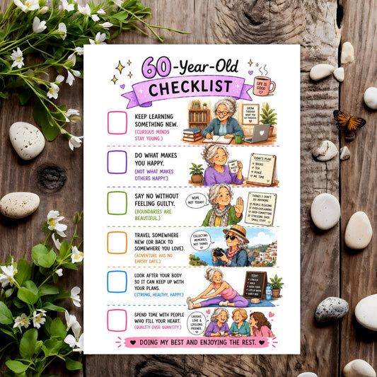 60 Year Old Checklist