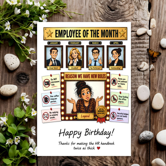 Employee Of The Month (Co-worker, Colleague, Friend)