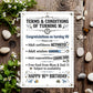 16th Birthday - Terms & Conditions
