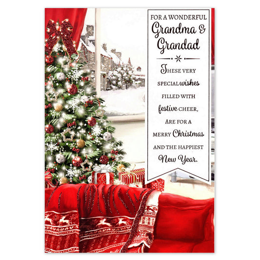 Grandma & Grandad Christmas card