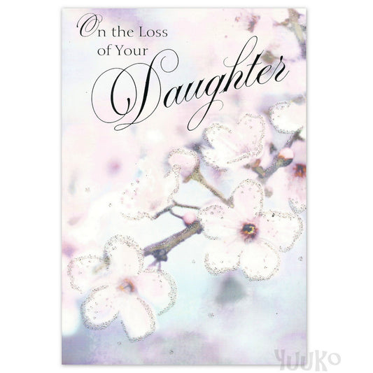 Daughter Sympathy (White flowers)