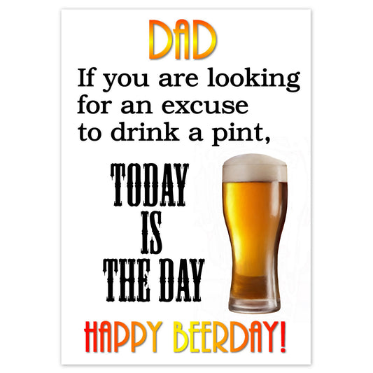 Excuse For A Pint (Dad Birthday)