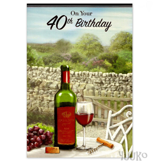 40th Birthday (Red wine)