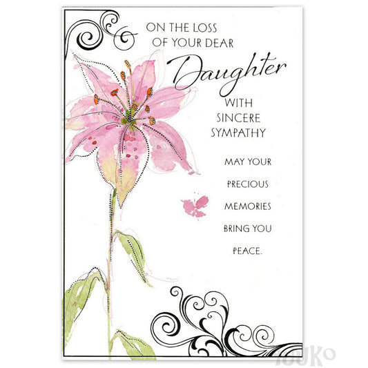 Daughter Sympathy (Pink flower)