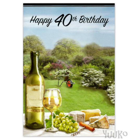 40th Birthday (Wine and cheese)