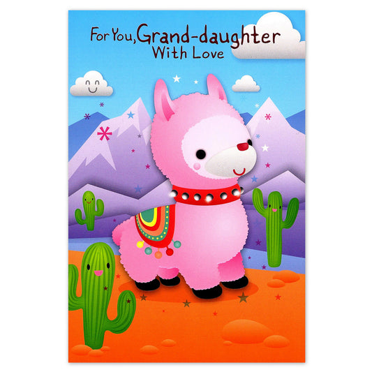 Granddaughter Birthday (Llama)