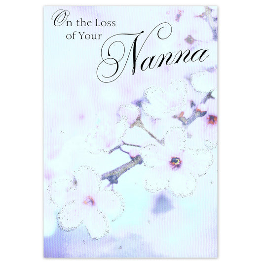 Nanna Sympathy (White flowers)